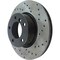 Centric Parts Sport Cross Drilled Brake Rotor, 128.34077L 128.34077L - alternate 3